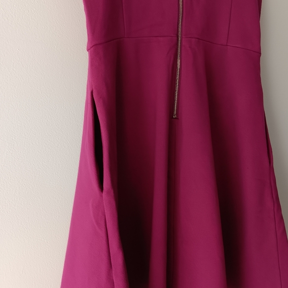 White House Black Market Sleeveless Fit & Flare A-line Dress Purple 6 - Picture 4 of 10